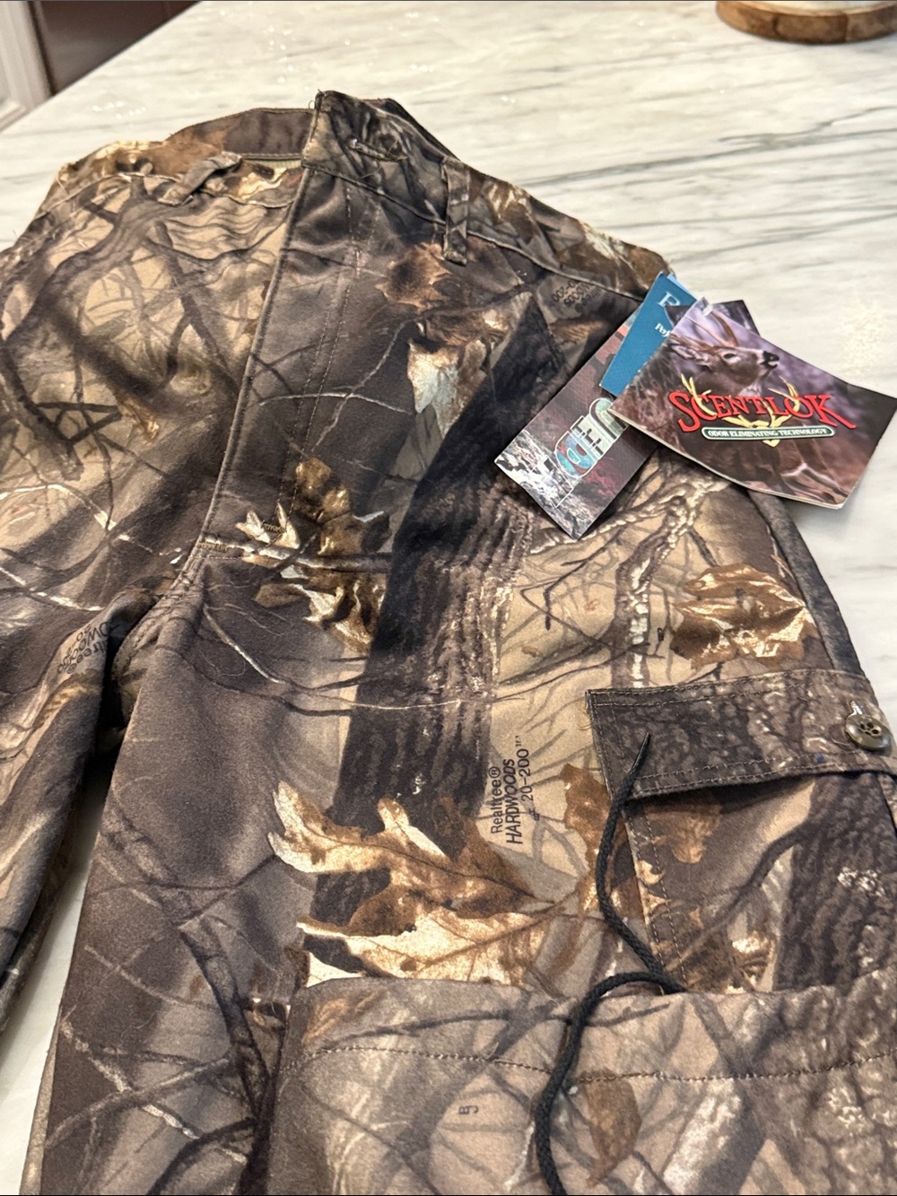 ScentLok Men's Camouflage Cargo Pants - Brown/Green Camo
